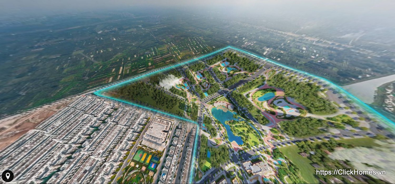 View 360 Dự Án The Parkland Nhìn Sang Công Viên 