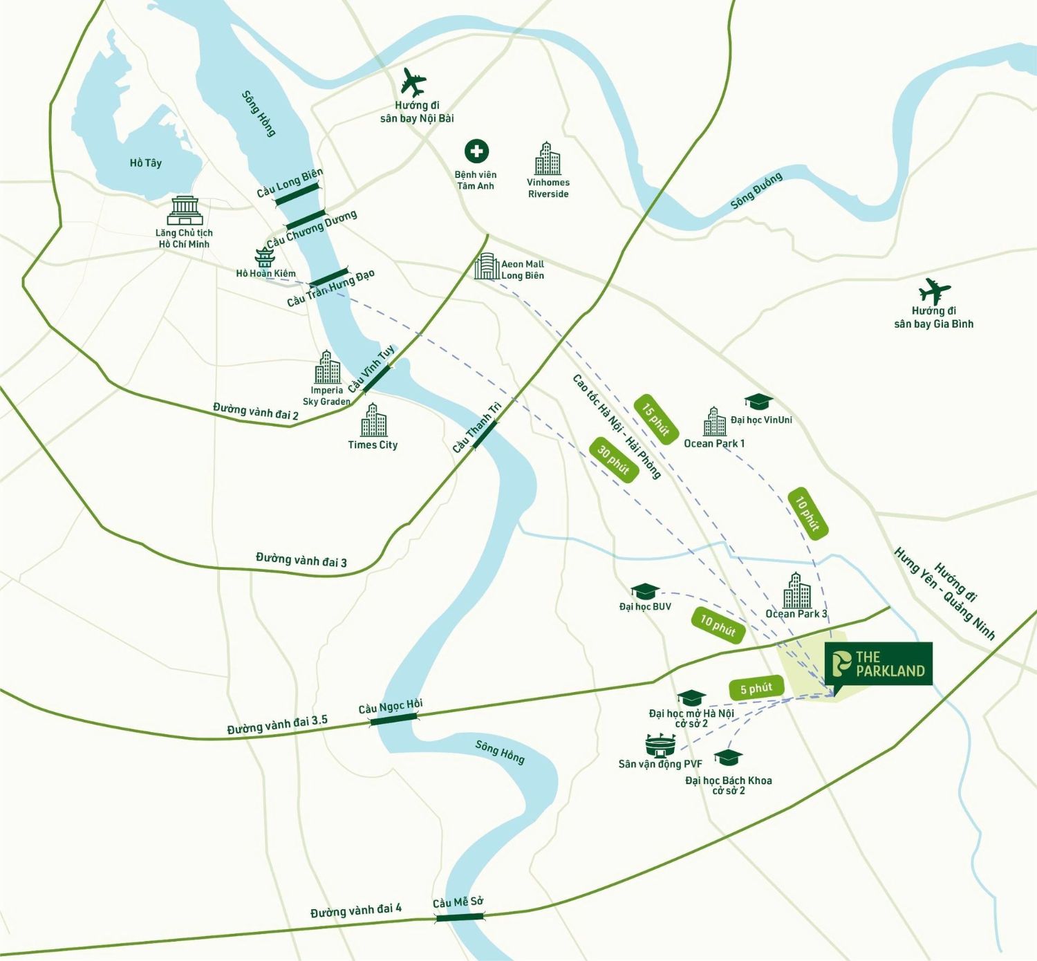  Vị Trí The Park Land Ocean City