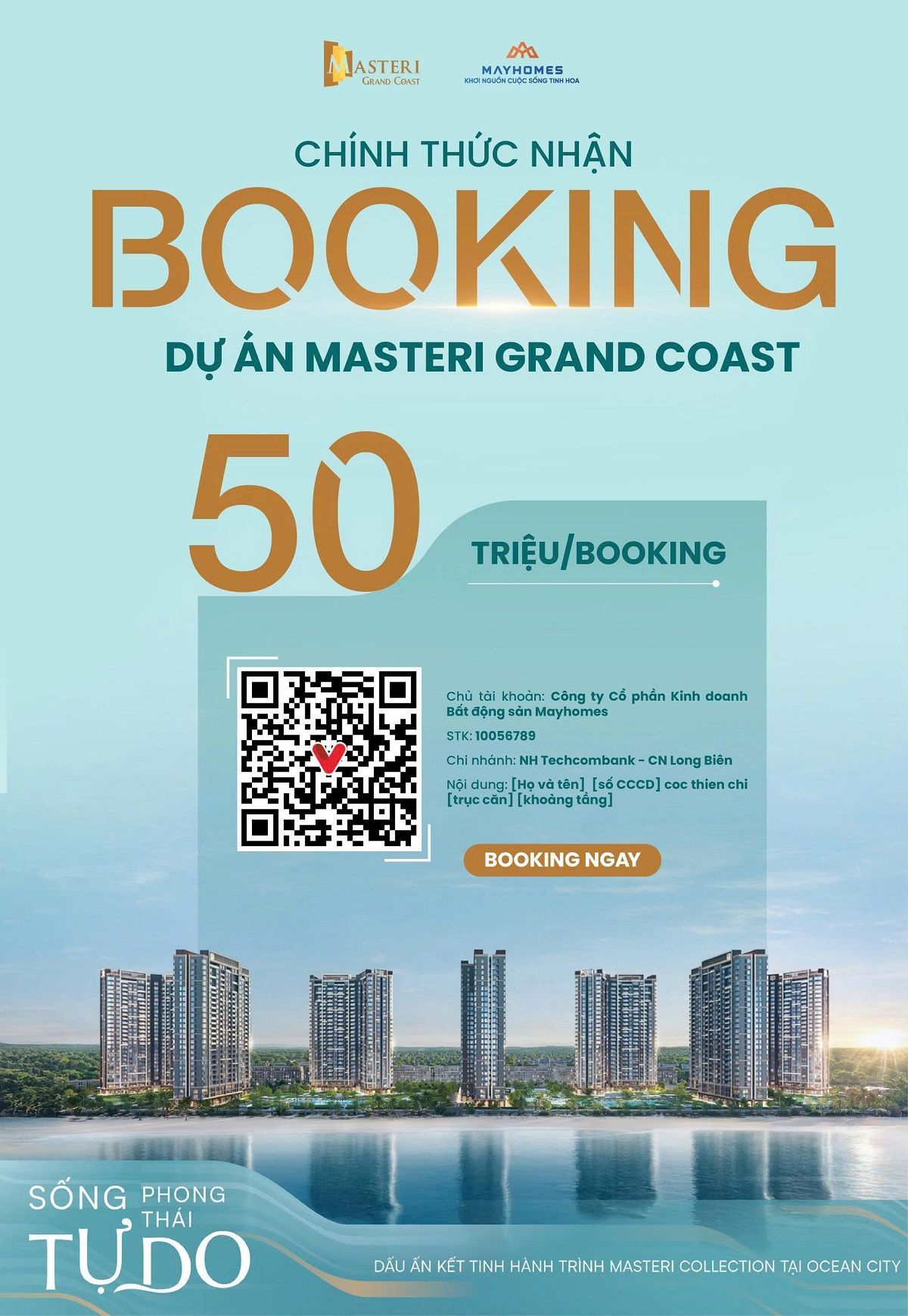 Booking dự án Masteri Grand Coast